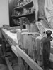  L'Atelier de 'Cheminées et Antiquités' à Eygalières